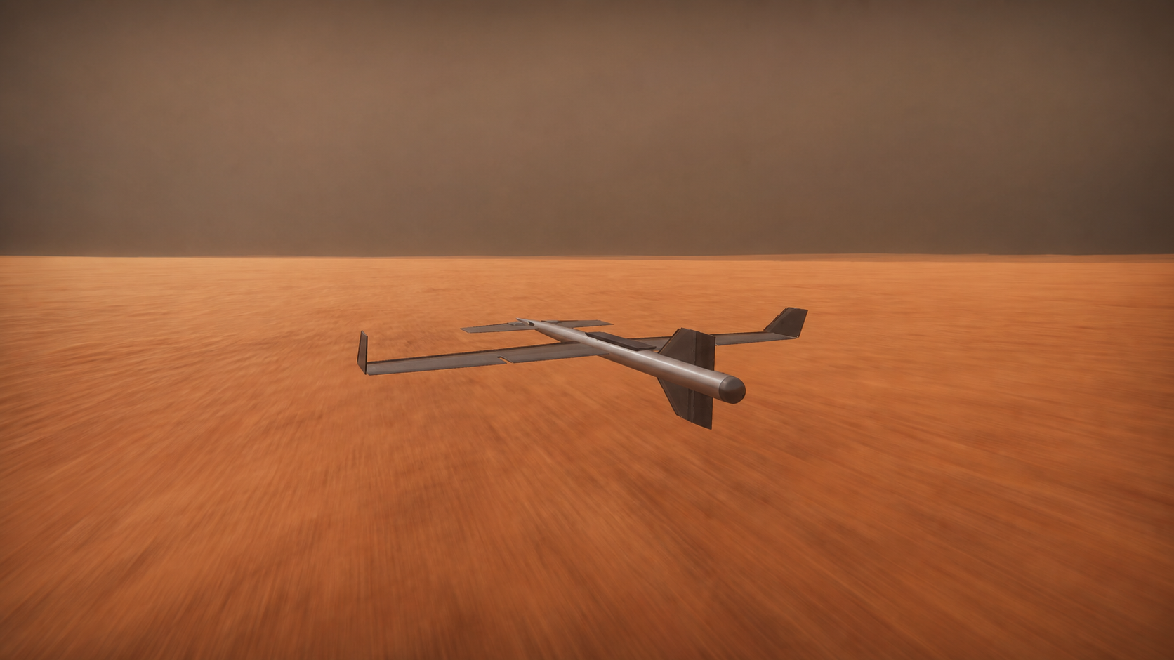 NAVIGATER aircraft concept flying above Titan
